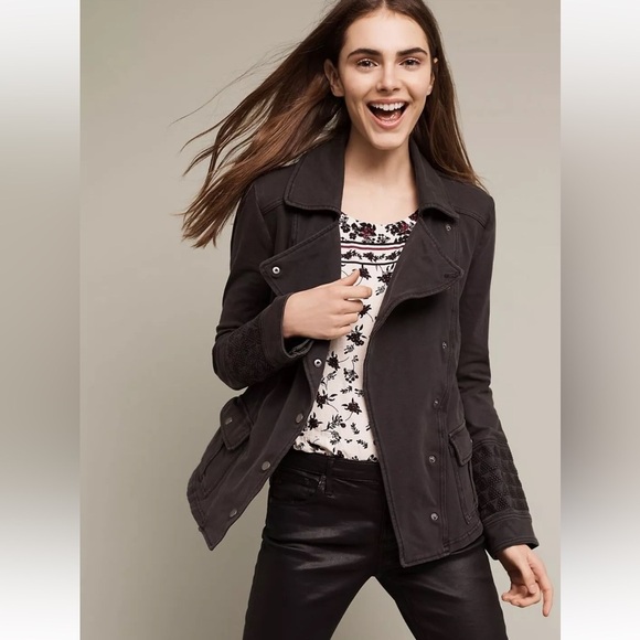 Anthropologie Hei Hei Cadre Knit Military Jacket Size Small - Picture 13 of 13